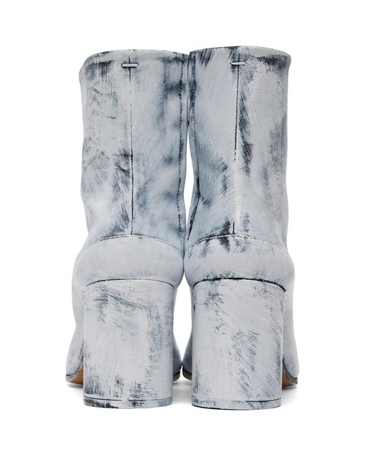 Maison Margiela Gray Tabi Bianchetto Boots