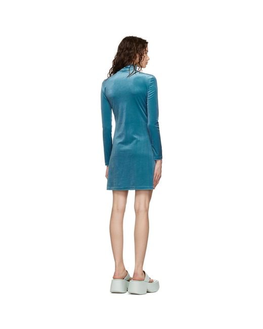 ROKH Black Mask Mini Dress