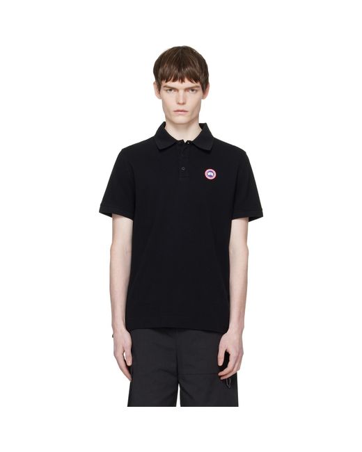 Canada Goose Black Beckley Polo for men