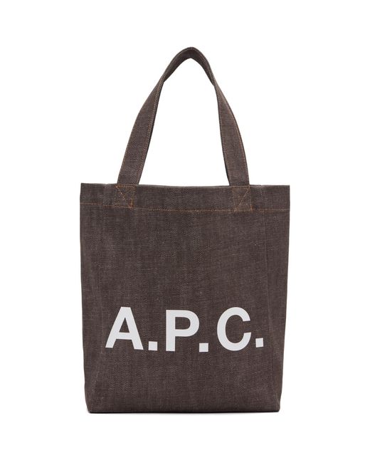 A.P.C. Black Lou Small Tote for men