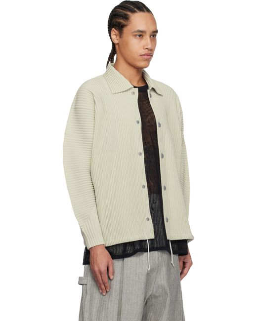 Homme Plissé Issey Miyake Natural Homme Plissé Issey Miyake Monthly Color March Jacket for men