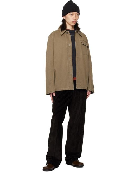 Our Legacy Black Borrowed Chino Trousers for men