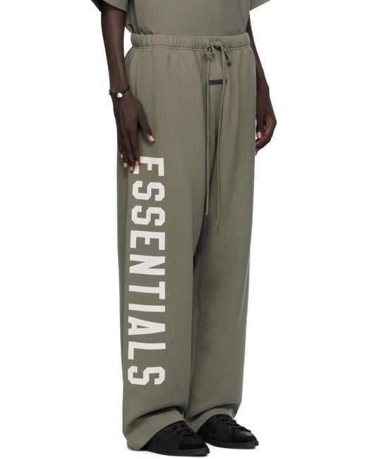 Fear Of God Green Lounge Fleece Sweatpants for men