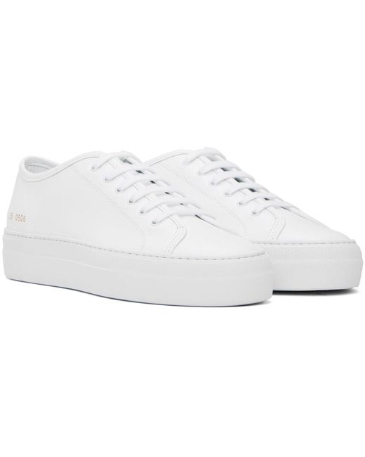 Common Projects Black White Tournament Super Low Sneakers