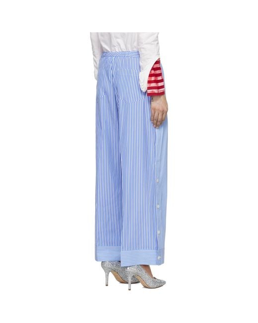 Undercover Blue Up1F1508- Trousers