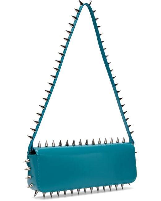 Sac Baguette Bleu À Clous Abra en coloris Blue