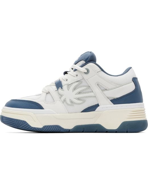Palm Angels Blue Palm Skate Sneakers for men