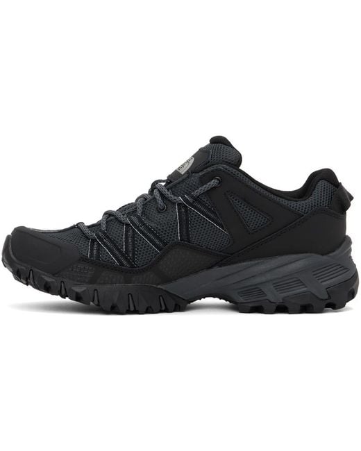 The North Face Black Gray Ultra 111 Wp Sneakers for men