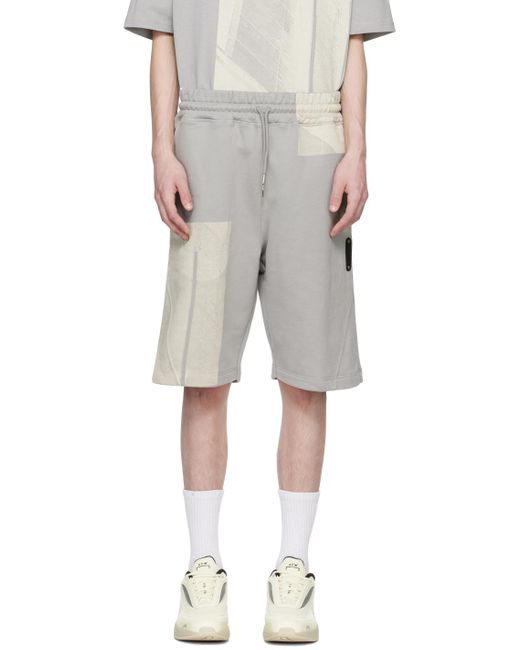 A_COLD_WALL* Black * Gray Strand Shorts for men