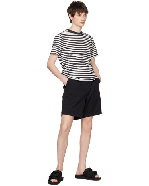Norse Projects Black Ezra Shorts for men