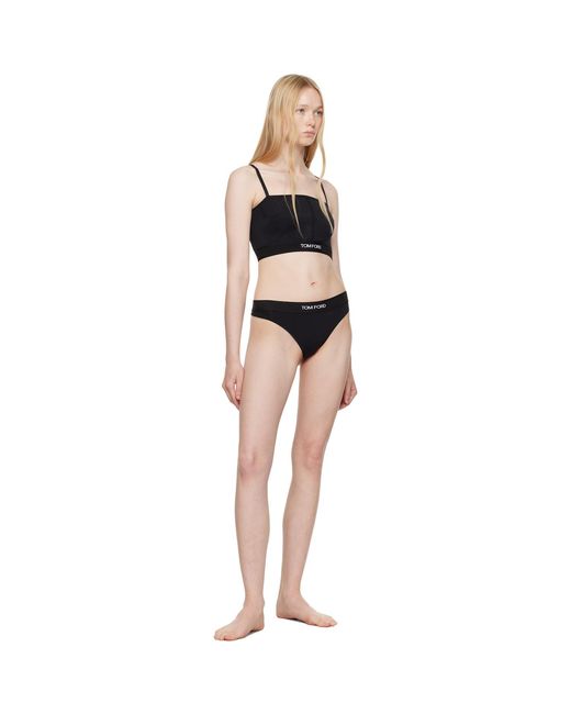 Tom Ford Black Modal Signature Camisole