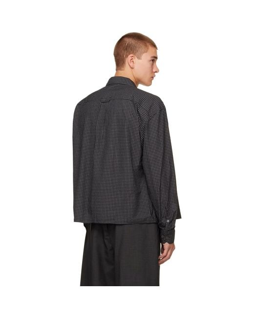 mfpen Black Frame Shirt for men
