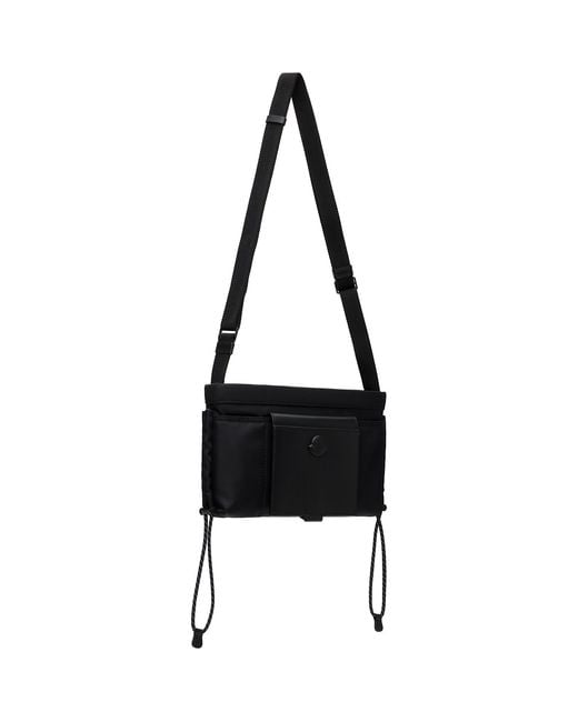Moncler Black Kenton Drill Crossbody Bag for men