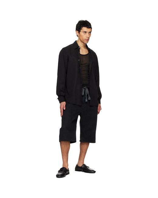 Marsèll Black Mandolo Leather Loafers for men