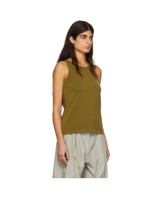 Studio Nicholson Multicolor Khaki Circa Tank Top