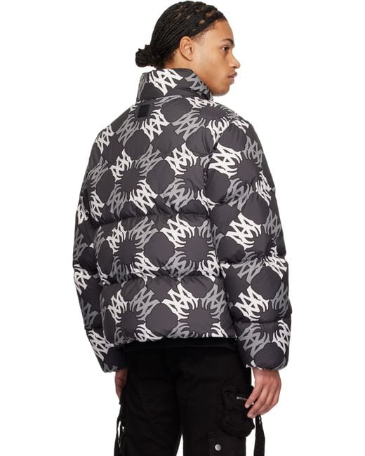 Amiri Black Ma Quad Down Jacket for men