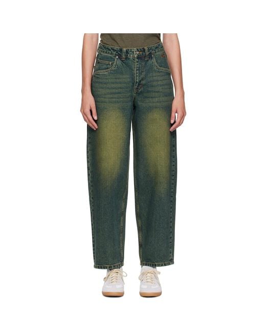 Dime Green Baggy Jeans
