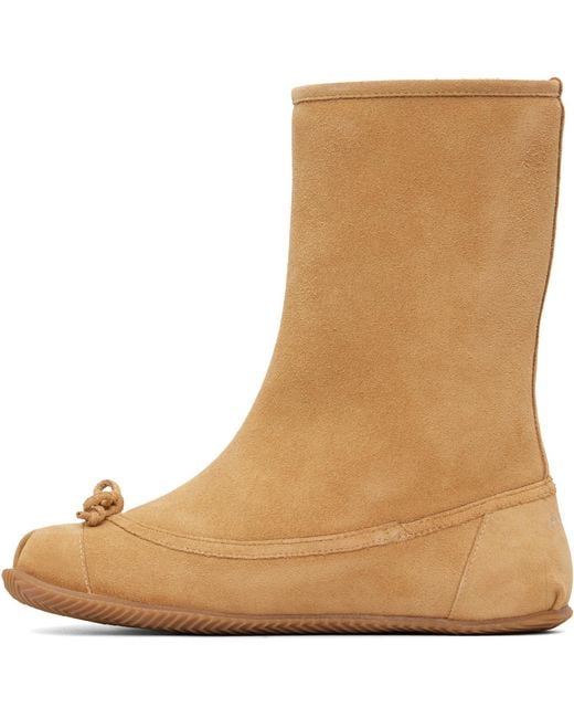 Abra Brown Tall Baby Boots