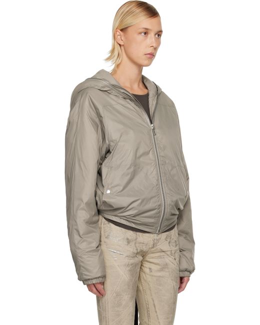 Coupe-Vent Taupe À Glissière Prolongée Rick Owens en coloris Multicolor
