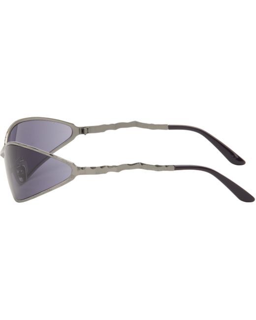 Lunettes De Soleil H33 Gris Acier Kuboraum pour homme en coloris Black