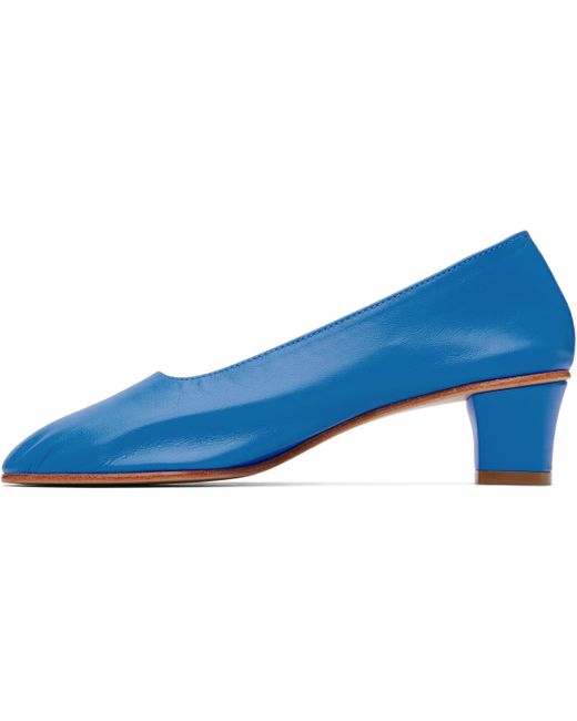 Martiniano Blue High Glove Heels