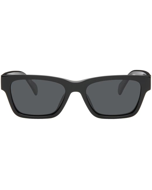 Anine Bing Black Daria Sunglasses