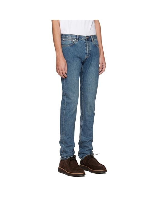 A.P.C. . Blue Petit Standard Jeans for men