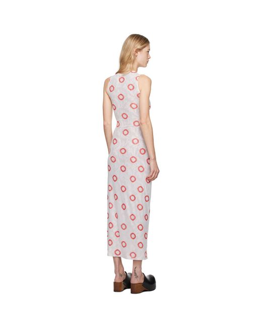 Eckhaus Latta Black Duet Maxi Dress