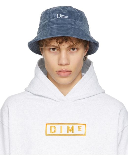 Dime Blue Corduroy Bucket Hat for Men Lyst