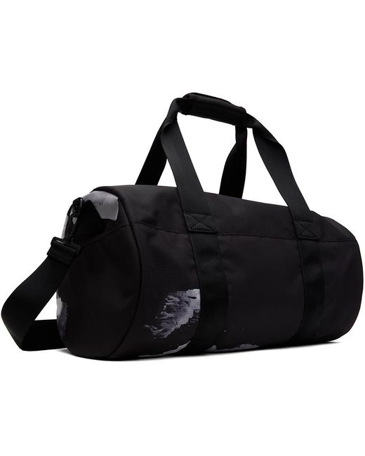 DIESEL Black Rave Duffle Bag for men