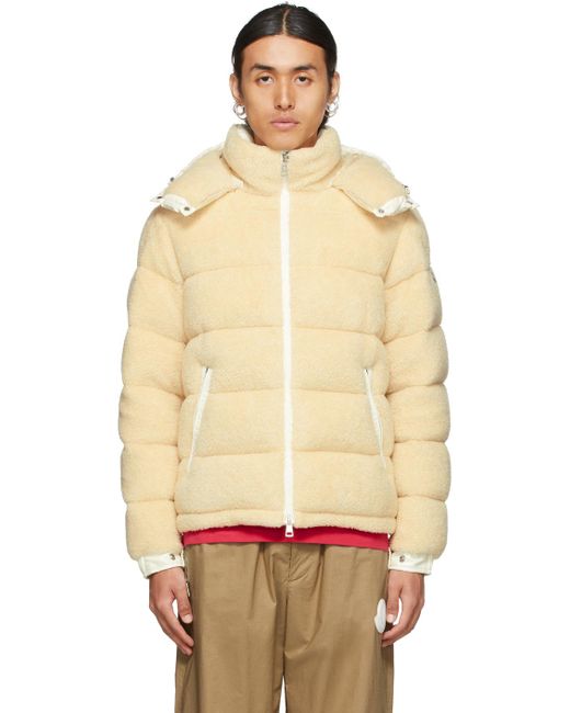 Moncler Synthetic Beige Down Michon Jacket in Natural for Men | Lyst