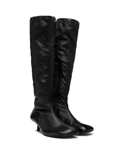 Marsèll Black Cotama Tall Boots