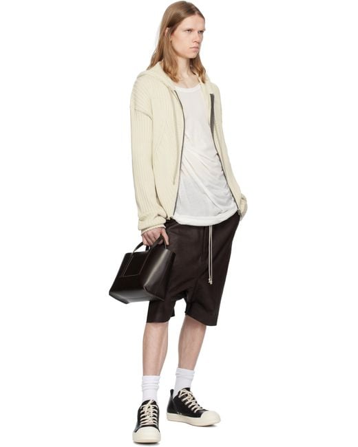 トートバッグ Rick Owens Hollywood Mini Shopper Rick Owens Hollywood Mini Shopper Tote in Black for Men | Lyst
