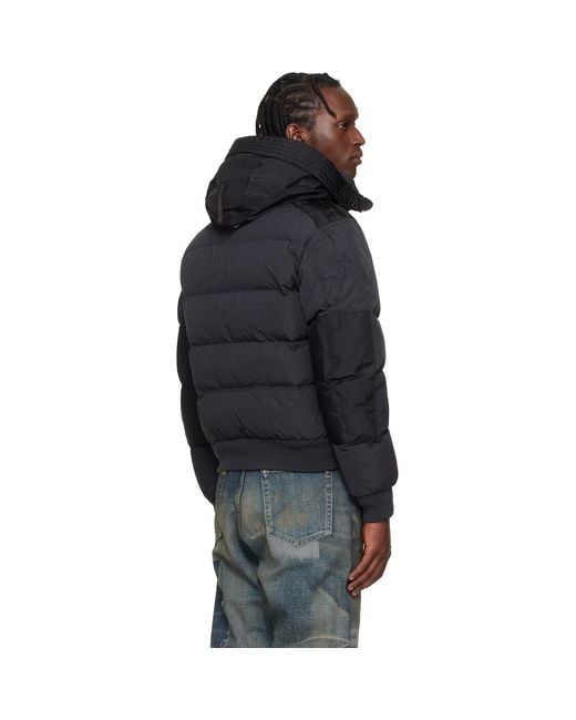 Parajumpers Blue Wilmont Hooded Down Jacket for men