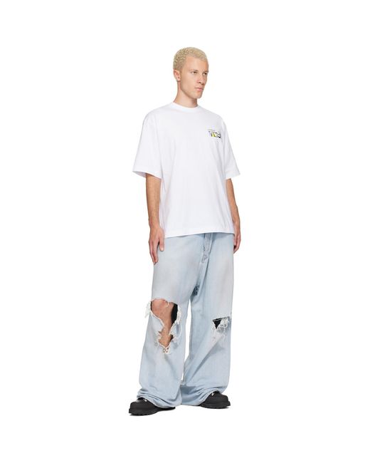 Off-White c/o Virgil Abloh White Industrial Arrow Skate T-Shirt for men