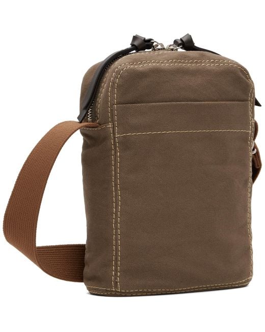 Vivienne Westwood Brown Khaki Luke Crossbody Bag for men