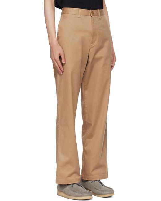WOOD WOOD Natural Stefan Trousers for men