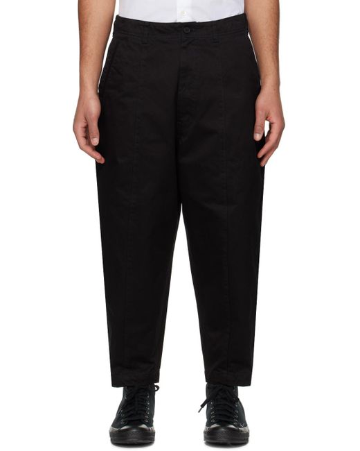 Comme des Garçons Black Garment-dyed Trousers for men