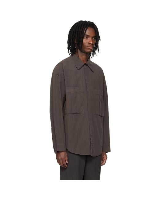 Agolde Black Clark Shirt for men