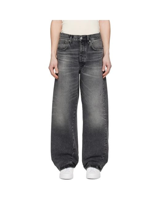 sunflower Black Wide Twist Jeans for men