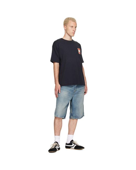 Rhude Black Filtaro T-Shirt for men