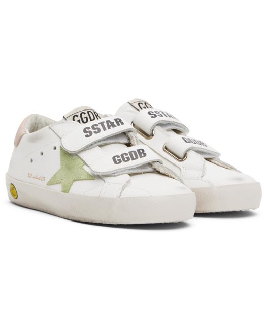 Golden Goose Deluxe Brand キッズ｜ホワイト Old School スニーカー Black