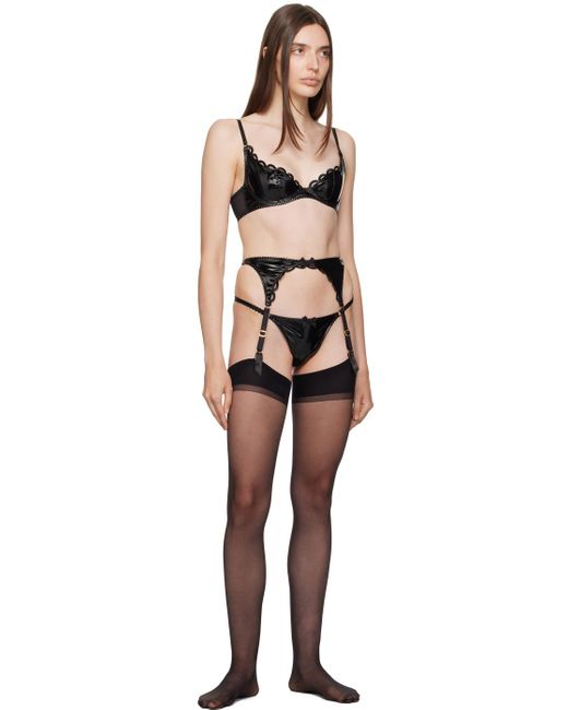Agent Provocateur Black Zarya Garter Belt