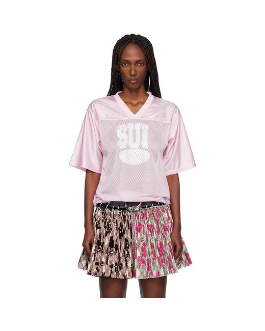 Anna Sui Red 'Sui 81' Jersey