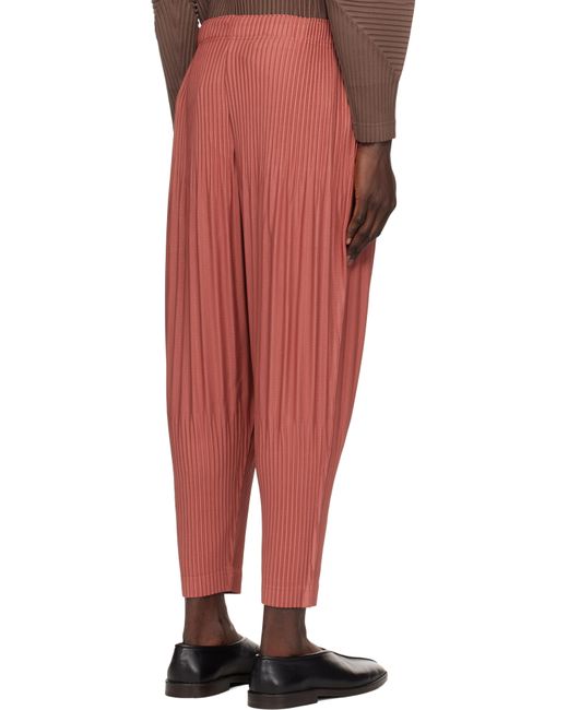 Homme Plissé Issey Miyake Red Ronan Bouroullec Edition Rb_Color Palette 2 Trousers for men