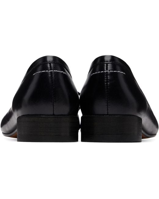 MM6 by Maison Margiela Blue Anatomic Numeric Ballerina Flats