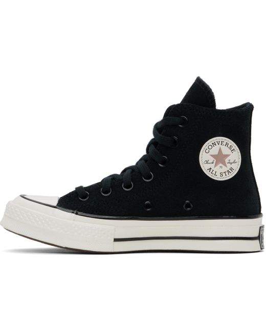 Converse Black Chuck 70 Heritage Color Suede Sneakers