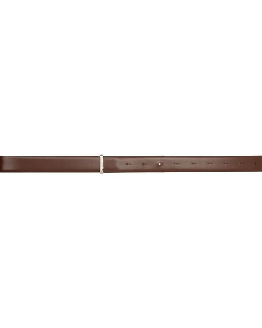 Toga Brown Double Buckle Belt