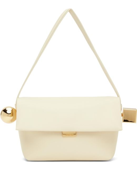 Jacquemus Natural Off- La Casa 'Le Rond Carré' Bag