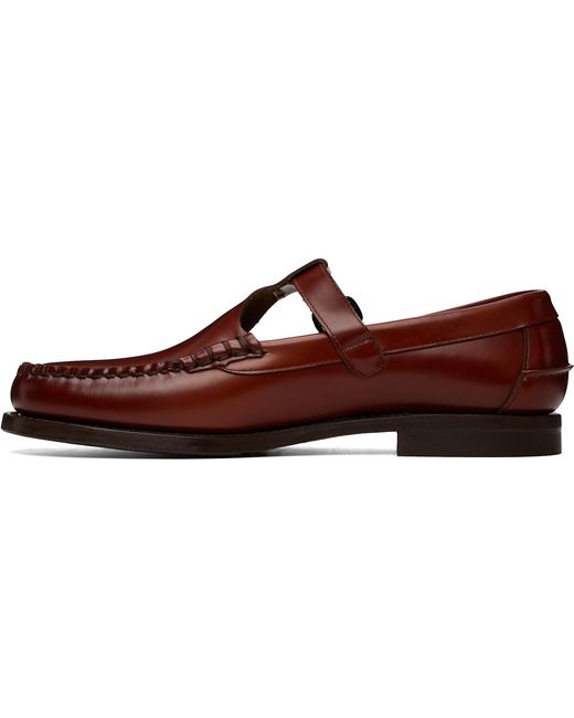 Hereu Brown Alber Loafers for men